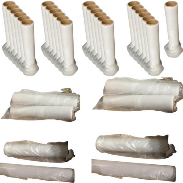 STREÇ FİLM PALETLİ & PALETSİZ KULLANIM 17 MİKRON & 55 CM & 160 MT  1,7 KG ( 9 ADET )