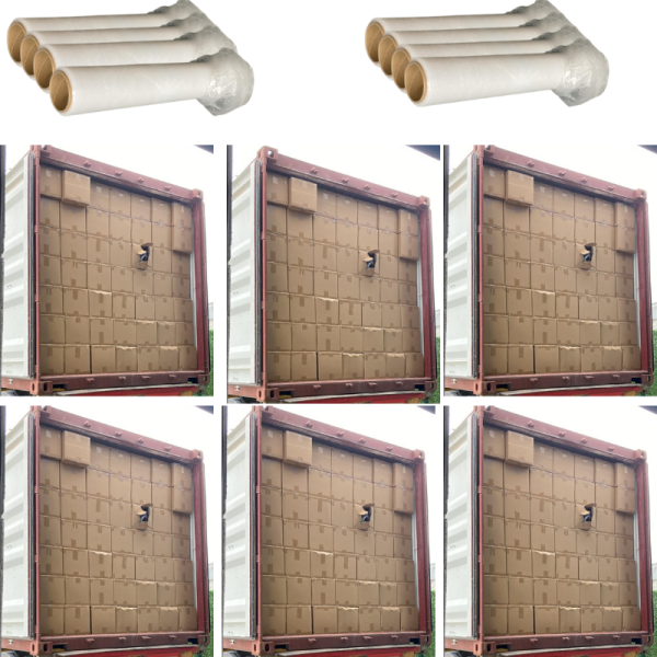 STREÇ FİLM PALETLİ & PALETSİZ KULLANIM 17 MİKRON & 55 CM & 160 MT  1,7 KG ( 9 ADET ) - Görsel 3